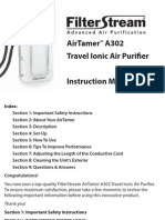 FilterStream A302 Manual