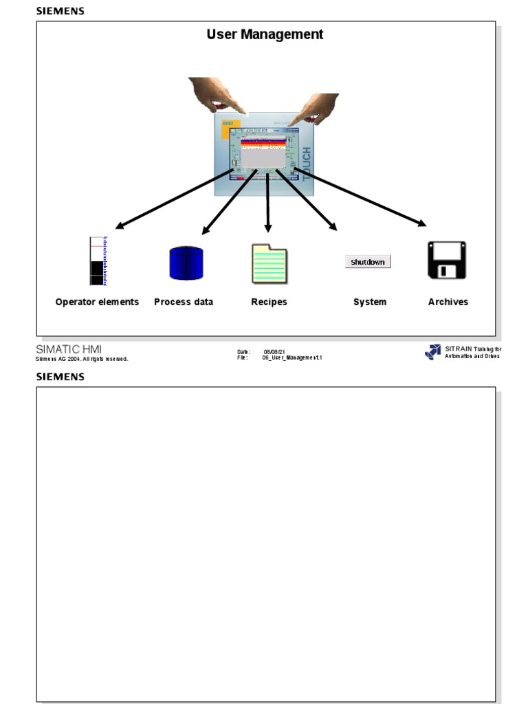 User Management: Simatic Hmi | PDF | Login | Software