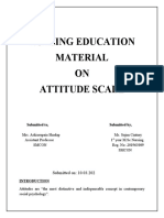 Attitude Scale