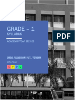 Primary Syllabus STD 1 2021 22