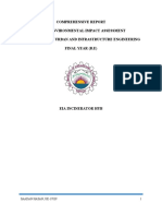 Comprehensive Report En-402: Environmental Impact Assessment Department of Urban and Infrastructure Engineering Final Year (B.E)