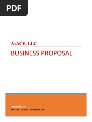 A1ACE_ LLC BUSINESS PROPOSAL