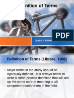 700 Definition of Terms