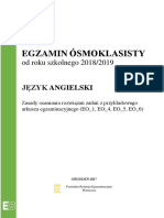 EO 1 Angielski Zasady