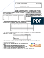 Lista de ExercÃ Cios - ForÃ As