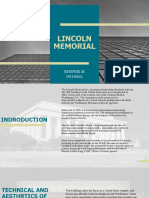 Lincoln Memorial: Rithwik M 191110022