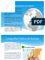 Generalidades de Europa