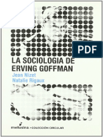 Jean Nizet La Sociología de Erving Goffman