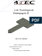 CAPA Projeto de Tecnologia de Estampagem II