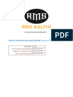 Rms Balfin: Weekly Business Progress Report As at 11 JULY 2021