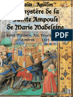 Le Secret de La Sainte Ampoule de Marie-Madeleine by Nicolas Aguillon (Aguillon, Nicolas)