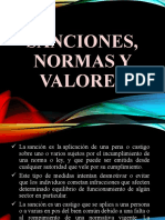 Sanciones Normas y Valores