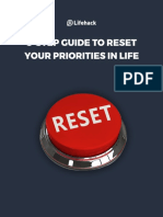 3step Guide TO Reset Your Priorities IN Life