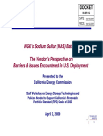 Docket: Presented To The Presented To The California Energy Commission