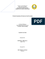 College of Education Graduate School Program: Republic of The Philippines Tarlac State University