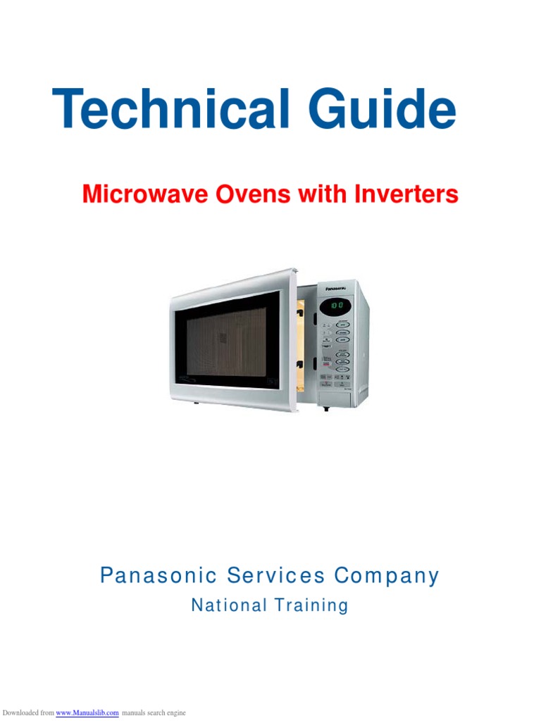 Technical Guide Microwave Ovens With Inverters PDF Microwave