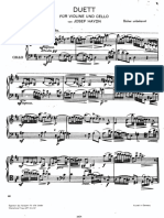Haydn Duet Vl Vc Score