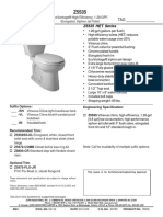 Z5535 HET Series: Suffix Options: - RH - VL - IN Recommended Trim: Engineering Specification