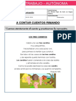 2° Prim - Fichas de Aplicación - Comunicación - A Contar Cuentos Rimando