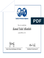 Member Certificate For 5390477