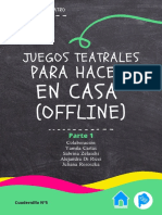 Cuadernillo N° 5 - Juegos Teatrales para aprender en casa (offline)