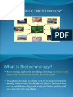 Applications of Biotechnology