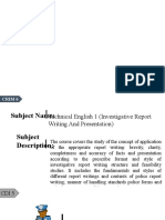 CDI 5 Technical Report Writing