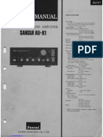 Sansui Au x1 Service Manual