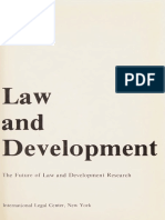 Law and Development - The Future of Law and Development Research