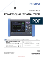 Power Quality Analyzer: Instruction Manual
