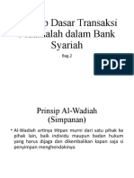 Konsep Dasar Transaksi Muamalah Dalam Bank Syariah Fix