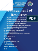 Management of Resources: Allocation - Etc
