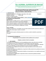 ACTIVIDADES DE FLEXIBILIZACION CURRICULAR N 1-3p Matematicas, Etica, Ingles