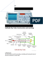 Cathode Ray Tube Construction and Working