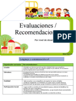 Evaluaciones