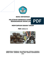 Buku Informasi Pelatihan Berbasis Kompetensi Berdasarkan Skkni Level Iv Menyiapkan Bahan Tanam PBN 3.01.I A