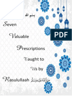 Seven Valuable Prescriptions Taught to Us by Rasulullah -SAW- (Book)