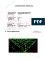 Perhitungan Canopy Atap PT Petrokayaku