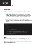 React JS Notes | PDF | Java Script | Html