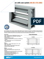 CLASS 4 Damper With Cam System: UNI EN 1751:2003