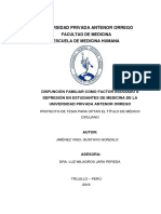 Universidad Privada Antenor Orrego: Facultad de Medicina Escuela de Medicina Humana