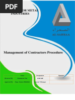 ASMI-OSHMS-PR-05 - Management of Contractors Procedure