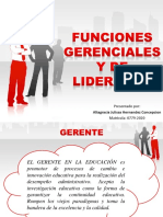 Funciones Gerenciales y de Liderazgo