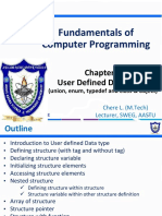 Chapter 7 (Part II) - User Defined Datatypes