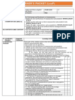 Learner'S Packet (Leap: Panimula