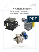 Rotary Airlock Feeders: Installation, Operation & Maintenance Instructions