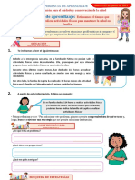 DIA 4 Estimamos El Tiempo Que Empleamos en Realizar Actividades Físicas para Mantener La Salud