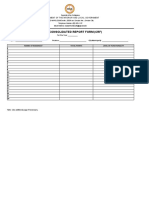 Badac Consolidated Report Form (CRF) : Department of The Interior and Local Government