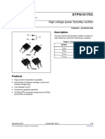 STPS10170C: High Voltage Power Schottky Rectifier