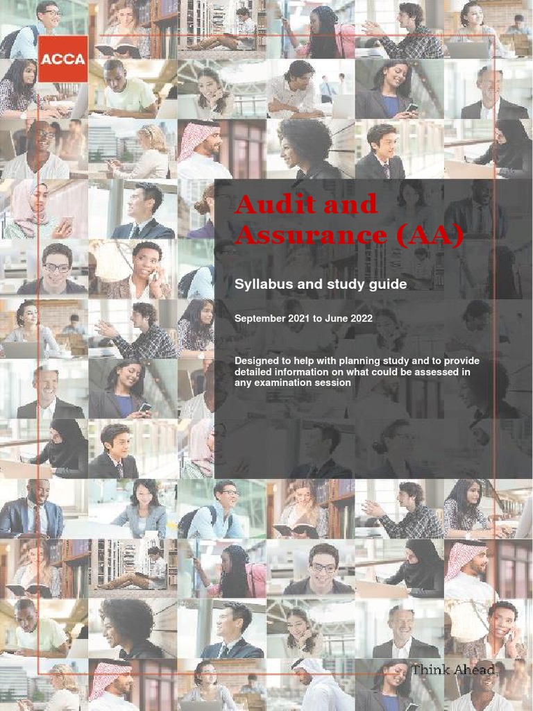 Audit and Assurance (AA) : Syllabus and Study Guide | PDF | Audit ...